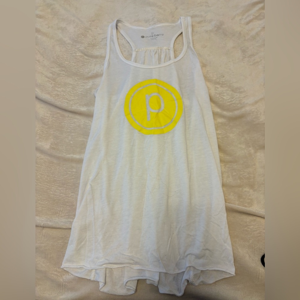 Pure barre tank top size large GUC